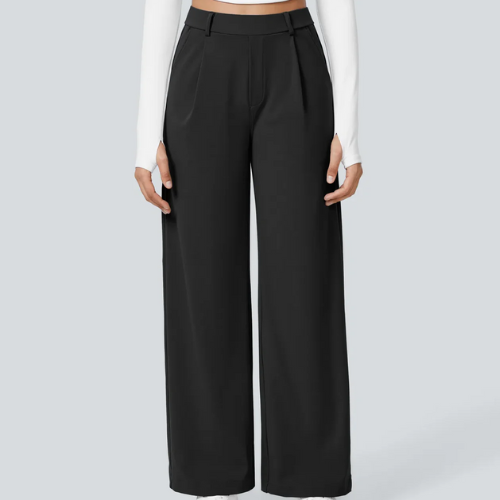 PANTALONES FLEXIBLES DE CINTURA ALTA