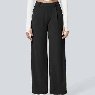 PANTALONES FLEXIBLES DE CINTURA ALTA