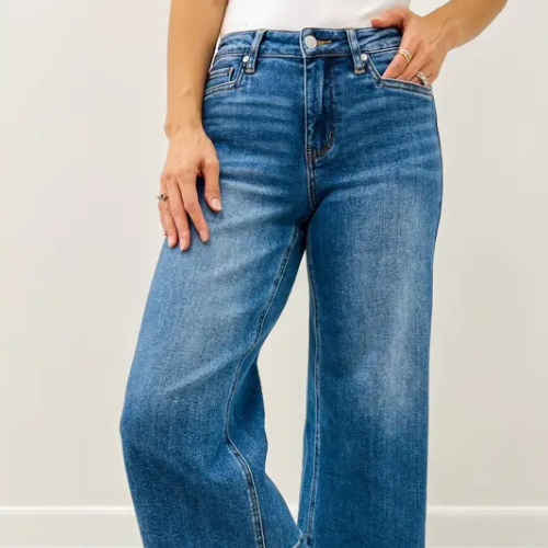 PANTALONES DE TALLE MEDIO PARA MUJER VERSÁTIL
