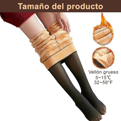 MEDIAS TÉRMICAS DE FELPA PARA MUJER: SUAVES Y ELÁSTICAS, CON UN DISEÑO ELEGANTE Y VERSÁTIL