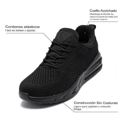 ZAPATOS DE TRABAJO UNISEX ANTIDESLIZANTES Y RESISTENTES AL ACEITE: ZAPATOS DE SEGURIDAD IMPERMEABLES PARA CHEFS CON MALLA TRANSPIRABLE PARA PERSONAL DE COCINA Y HOSPITALES.