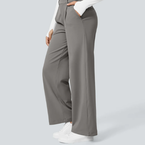 PANTALONES FLEXIBLES DE CINTURA ALTA