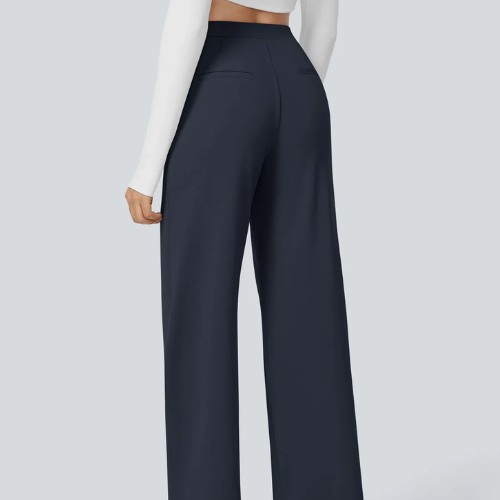 PANTALONES FLEXIBLES DE CINTURA ALTA