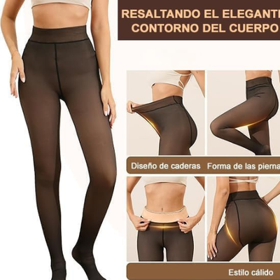 MEDIAS TÉRMICAS DE FELPA PARA MUJER: SUAVES Y ELÁSTICAS, CON UN DISEÑO ELEGANTE Y VERSÁTIL