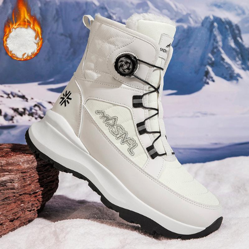 BOTAS UNISEX DE NIEVE DE TOBILLO IMPERMEABLES Y ANTIDESLIZANTES PARA DEPORTES AL AIRE LIBRE