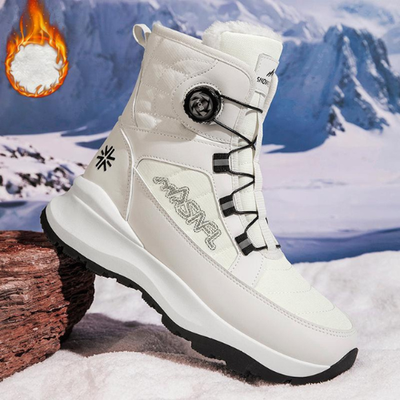 BOTAS UNISEX DE NIEVE DE TOBILLO IMPERMEABLES Y ANTIDESLIZANTES PARA DEPORTES AL AIRE LIBRE