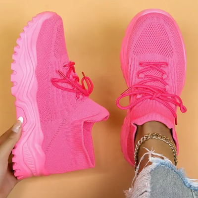 ZAPATILLAS DEPORTIVAS DE MUJER DE MALLA TRANSPIRABLES Y MODERNAS PARA EL DÍA A DÍA.