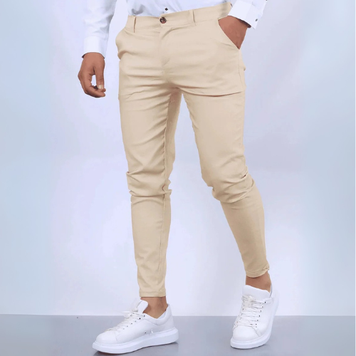 PANTALONES ELÁSTICOS PARA HOMBRE