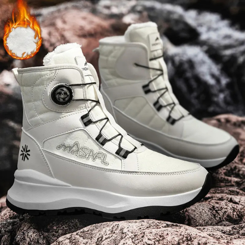 BOTAS UNISEX DE NIEVE DE TOBILLO IMPERMEABLES Y ANTIDESLIZANTES PARA DEPORTES AL AIRE LIBRE