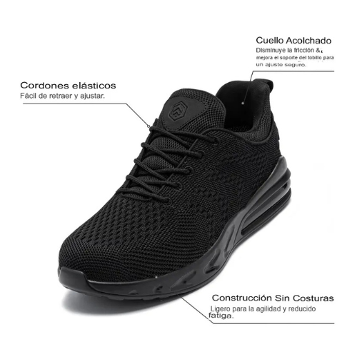 ZAPATOS RESPIRABLES Y RESISTENTES AL AGUA CON TECNOLOGIA  ANTI-DESLIZANTE