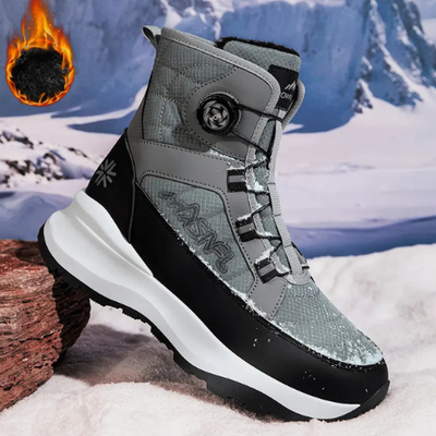 BOTAS UNISEX DE NIEVE DE TOBILLO IMPERMEABLES Y ANTIDESLIZANTES PARA DEPORTES AL AIRE LIBRE
