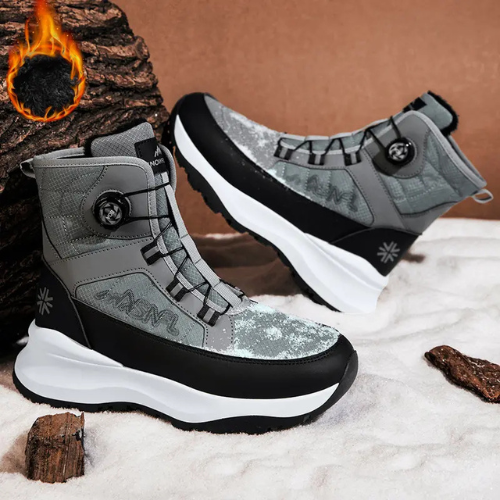 BOTAS UNISEX DE NIEVE DE TOBILLO IMPERMEABLES Y ANTIDESLIZANTES PARA DEPORTES AL AIRE LIBRE