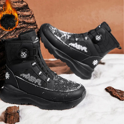 BOTAS UNISEX DE NIEVE DE TOBILLO IMPERMEABLES Y ANTIDESLIZANTES PARA DEPORTES AL AIRE LIBRE