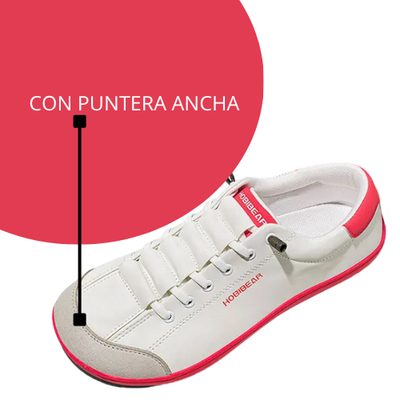 ZAPATOS PRIMAVERA-OTOÑO CON PUNTERA ANCHA, DE CUERO SINTÉTICO, DEPORTIVOS, SIN CORDONES, PARA EL DÍA A DÍA.