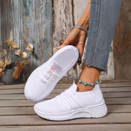 ZAPATILLAS TRANSPPIRABLES DE PUNTA REDONDA PARA MUJER