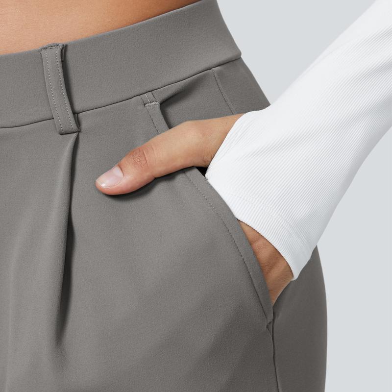 PANTALÓN DE CINTURA ALTA ELEGANTE PARA MUJER