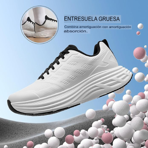 ZAPATILLAS DE MUJER PARA CAMINAR,CORRES CÓMODAS, ANTIDESLIZANTE PARA HACER DEPORTES