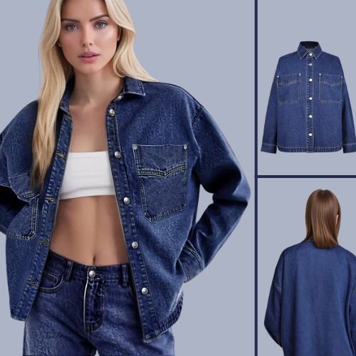 CHAQUETA VAQUERA LISA CON BOTONES