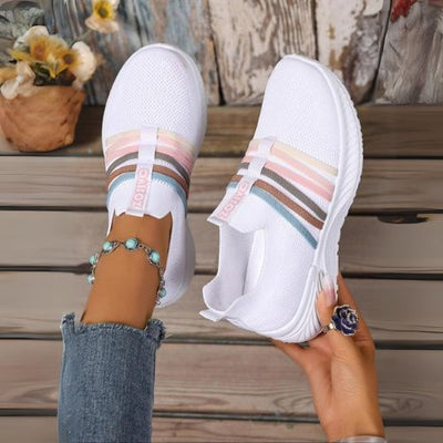 ZAPATILLAS TRANSPPIRABLES DE PUNTA REDONDA PARA MUJER