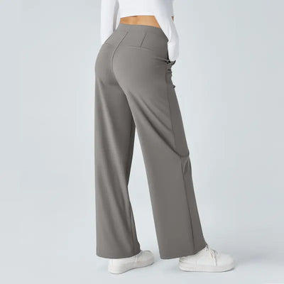 PANTALÓN DE CINTURA ALTA ELEGANTE PARA MUJER