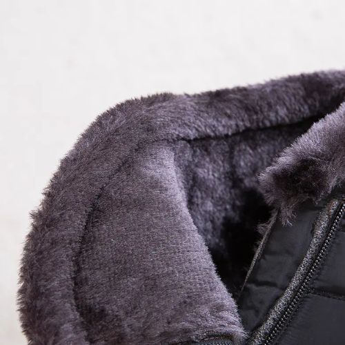 BOTAS UNISEX DE NIEVE DE INVIERNO CON FORRO DE PIEL CÁLIDO, CÓMODO E IMPERMEABLE