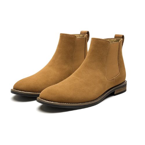 BOTAS CLÁSICAS DE PIEL ATEMPORALES PARA HOMBRE