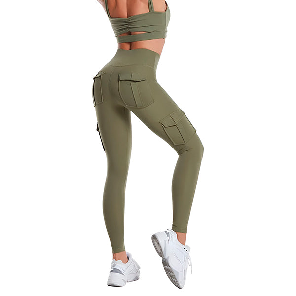 LEGGINGS CARGO CON BOLSILLO PARA MUJER