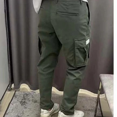 PANTALONES CARGO CASUALES LISOS UNISEX