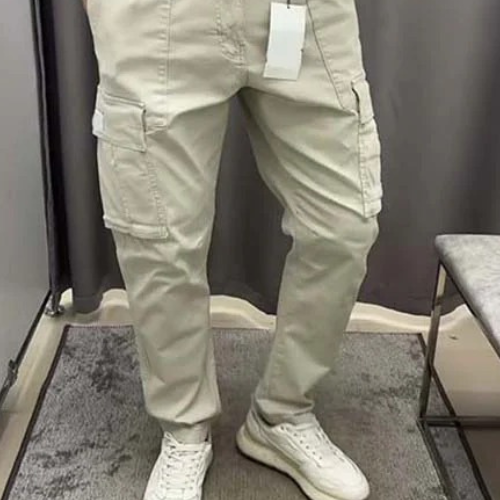 PANTALONES CARGO CASUALES LISOS UNISEX