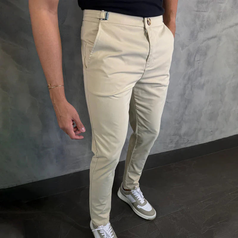 PANTALONES ELÁSTICOS PARA HOMBRE